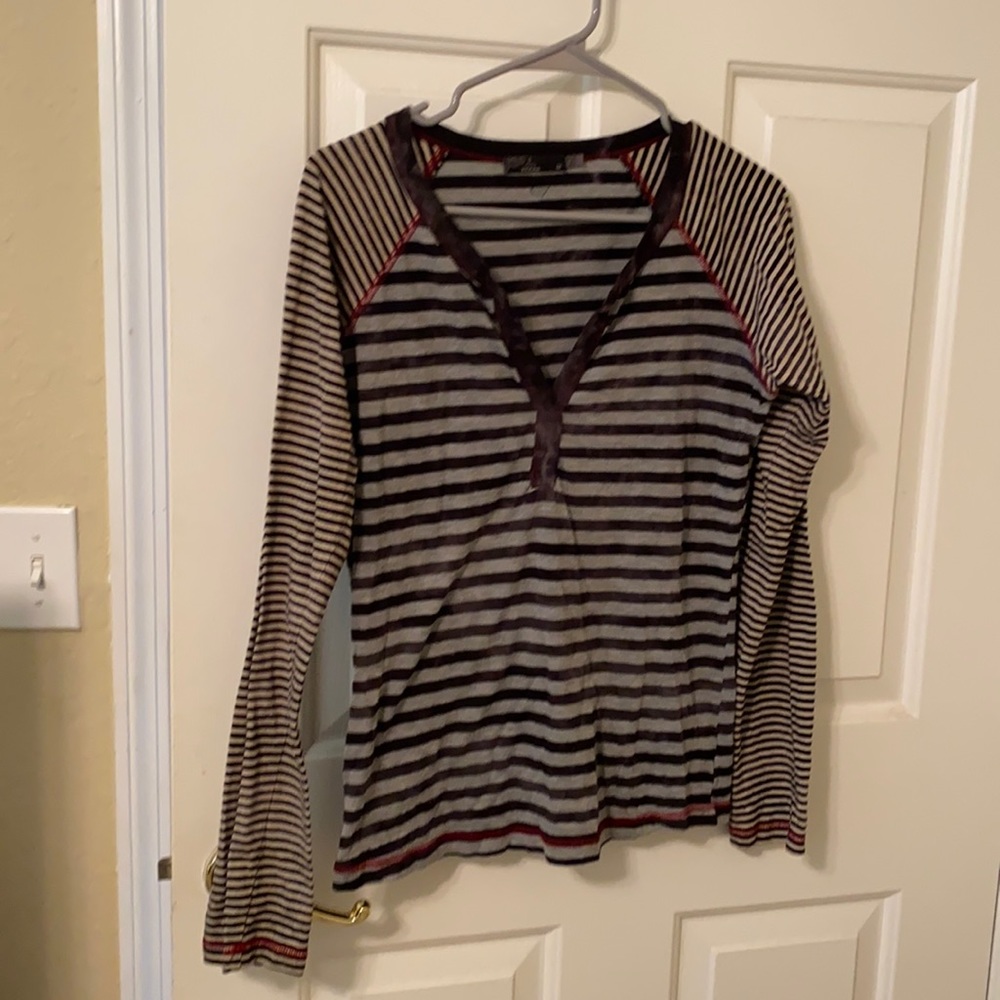 Distressed Prana Shirt